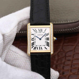 K11 factory Cartier TANK tank series W5200002 quartz ladies watch top one-to-one replica