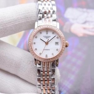 fine imitation of Longines magnificent series ladies mechanical watch Swiss original 2671 movement with stable performance.