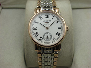 Longines magnificent series rose gold transparent back automatic mechanical men's watch Longines