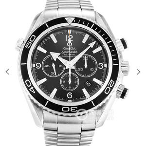 Omega Seamaster Series Automatic Mechanical Chronograph 7750 Movement Ceramic Ring Stainless Steel Strap Men's Watch.