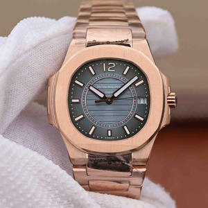 JJ factory replica Patek Philippe 7011 rose gold quartz ladies watch