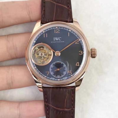 Brand: IWC (Portuguese Tourbillon Series) TF Boutique Style: Automatic Mechanical Belt Watch Men's Watch - Click Image to Close