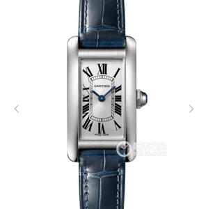 GS Cartier American Tank WSTA0016 orologio con grazia debutto, aspetto sottile e colorato, orologio signore