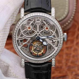 L'orologio Franck Muller GIGA tourbillon cavo scioccato il mercato. L'orologio utilizza un design di layout cavo