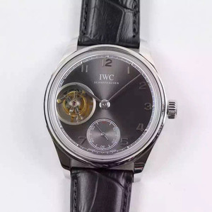 IWC (Portuguese Tourbillon Series) Style: orologio meccanico reale a volano automatico