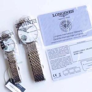 JF New Longines Garland Series Coppia Orologio 36mmL420 Quartz Movement 24mmL420 Quartz Movement Orologio da donna