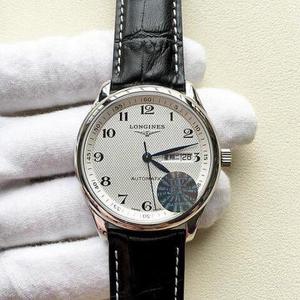 【JF】Longines Master Series doppio calendario movimento 2836 automatico orologio cintura meccanica orologio da uomo.