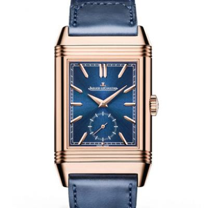 2020 prima versione MG orologio fabbrica Jaeger-LeCoultre 398258J flip serie orologio a doppio lato tempo doppio fuso orario oro rosa