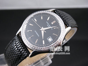 Patek Philippe Automatico Orologio Meccanico Black Belt Back Through Men's Watch Anello Diamond Bezel White Surface Nero Superficie Li PATEK PHILIPPE