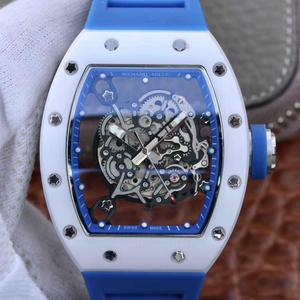 RM Factory Richard Mille RM055 orologio meccanico automatico da uomo in ceramica con nastro.