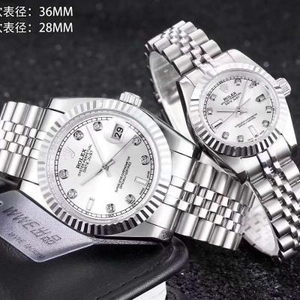 Nuova Rolex Datejust Serie Coppia Orologi Super impermeabile maschio e femmina meccanico coppia orologi (prezzo unitario)