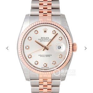 N replica di fabbrica Rolex Datejust oro rosa 14k oro-coperto serie orologio unisex orologio meccanico orologio.