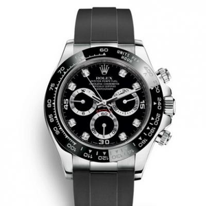 N Rolex nuova versione 904 acciaio Daytona m116519ln-0025 cinturino in gomma automatico avvolgimento a piena funzione orologio da uomo