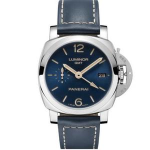 VS fabbrica Panerai pam688 faccia blu uomo cintura meccanica orologio GMT doppio fuso orario.