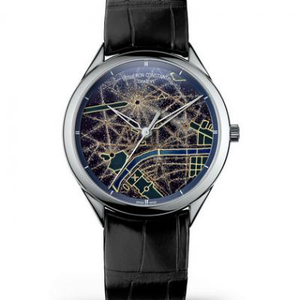 Top alta imitazione Vacheron Constantin Art Master Series 86222/000G-B104 City Map Orologio da uomo