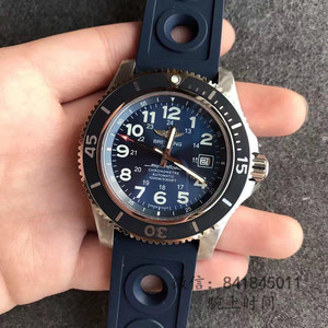 N fabbrica Breitling Super Ocean II serie 2824 movimento con nastro super luminoso