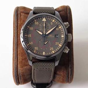 La fabbrica di z f ha inciso IWC Pilot's Series TOP GUN Naval Air Combat Force MIRAMAR Chronograph