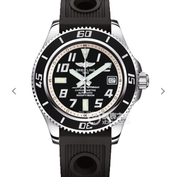 GM Breitling SUPEROCEAN42 Superocean 42 orologio serie Superocean 42 orologio anello interno, con giallo, rosso, blu, nero e bianco - Clicca l'immagine per chiudere