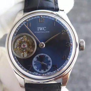 IWC(ポルトガルトゥールビヨンシリーズ)スタイル:自動リアルフライホイールメカニカルメンズウォッチ