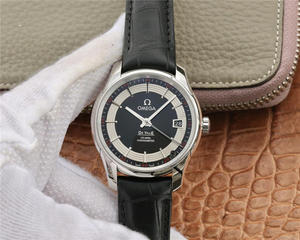 VSオメガ・デ・ヴィル「フクロウの目」スチールベルトクロコダイルレザーがリリースされました。 41mmメンズ腕時計。