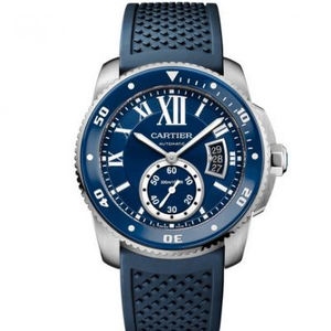 Cartier CARTIER WSCA0011 duikhorloge herenhorloge met siliconen band