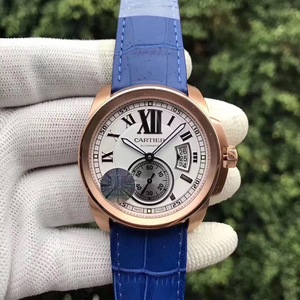 JF Factory Cartier Calibre Series Klassiek roségoud mechanisch herenhorloge