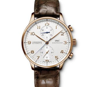 IWC nieuwe versie Portugese meter V7 versie IW371402 mechanisch herenhorloge