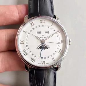 Jaareinde Juxian JB Blancpain Classic Series 6654-1127-55B automatisch mechanisch uurwerk herenhorloge met riemhorloge