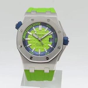 JF productie AP Aibi 15710 kleur serie Royal Oak Offshore serie mechanische mannen horloge V8 versie.