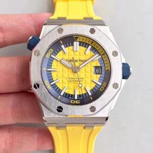 JF boutique AP 15710 kleurenserie Royal Oak Offshore Series mechanisch herenhorloge V8-versie.