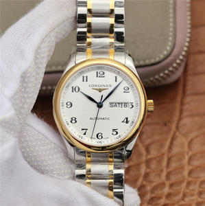 LG Longines watchmaking traditionele master serie L2.755.5.37.7 herenhorloge met weekkalender en dubbele kalender ETA2836 uurwerk geïmporteerd uit Zwitserland
