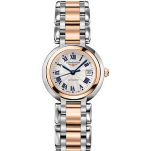 GS Longines Heart and Moon series L8.111.5.78.6 is elegant and elegant, quartz ladies watch rose gold