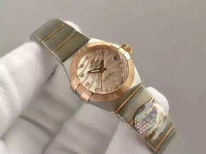 [Explosieve vrouwenhorloge] Omega Constellation Series PLUMA Light Feather Watch Volledig automatische mechanische dames, eersteklas kwaliteit, roestvrijstalen armband