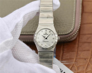 TW Omega Women's Constellation Series 27mm Quartz Watch Original One-to-One Model Stainless Steel Strap