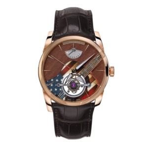 JB Parmigiani Fleurier TONDA serie PFS251 model uitgerust met echte tourbillon handmatige opwinding mechanisch uurwerk, lederen band Herenhorloge