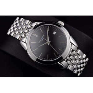 Verfijnde imitatie van zwitsers uurwerk Patek Philippe automatisch mechanisch horloge Zwitsers origineel uurwerk Hong Kong geassembleerd 316L roestvrij stalen grijze oppervlak