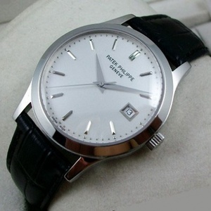 Swiss Patek Philippe Heren Horloge Automatische Mechanische Lederen Hand Heren Horloge Black Belt Luxury Classic Swiss Uurwerk
