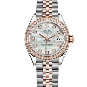 Rolex Ladies Datejust 279381rbr-0013 Datejust Dames Mechanische Horloge Top Reissue WatchRolex Women's Datejust 279171 Mother-of-Pearl Dames Horloge Verfijnde Imitatie Horloge