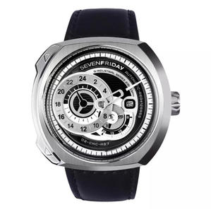 Sevenfriday Q1 / 01 mechanisch herenhorloge met drie wijzers