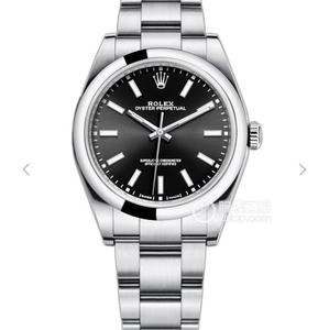 AR-fabrikk Rolex 114300 Oyster Perpetual Series 39mm diameter menns mekaniske klokke.