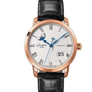 GF-fabrikk Glashütte 100-04-32-15-04 Original Congressman Large Date Moon Phase Watch.