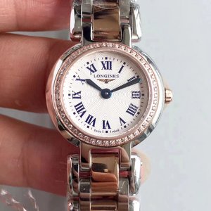 KZ factory's strongest replica Longines Heart and Moon series quartz rose gold ladies watch