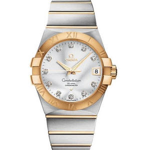 V6 Omega Constellation Series 123.20.38.21.52.002 Mekanisk herreklokke.