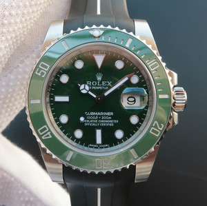 Rolex Green Water Ghost Green Ghost v7 versjon SUB Submariner series 116610LV tape model.