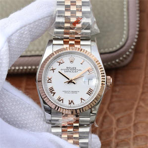 GM new Lady datejust 36mm rose gold 2018 new datejust 14k gold-covered series automatic mechanical movement stainless steel strap