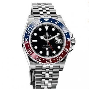 GM Rolex 126710BLRO-0001 Coke ring GMT Master ll menns mekaniske klokke.