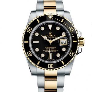 GM Rolex 116613LN-0003 8DI room gold water ghost bag 18k real gold +904 steel men's super waterproof version