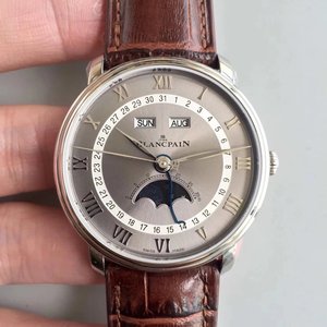 om fábrica novo produto Blancpain villeret série clássica 6654 lua fase exibir versão top reedição