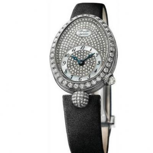 TW Breguet Rainha de Nápoles! Caixa de aço inoxidável embutida com diamantes, relógio feminino de movimento mecânico totalmente automático