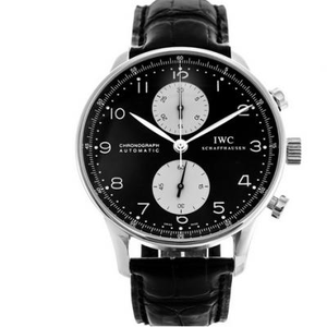 Versão IWC V7 Português medidor português super ultrafino IW371404 relógio mecânico masculino molde aberto original autêntico